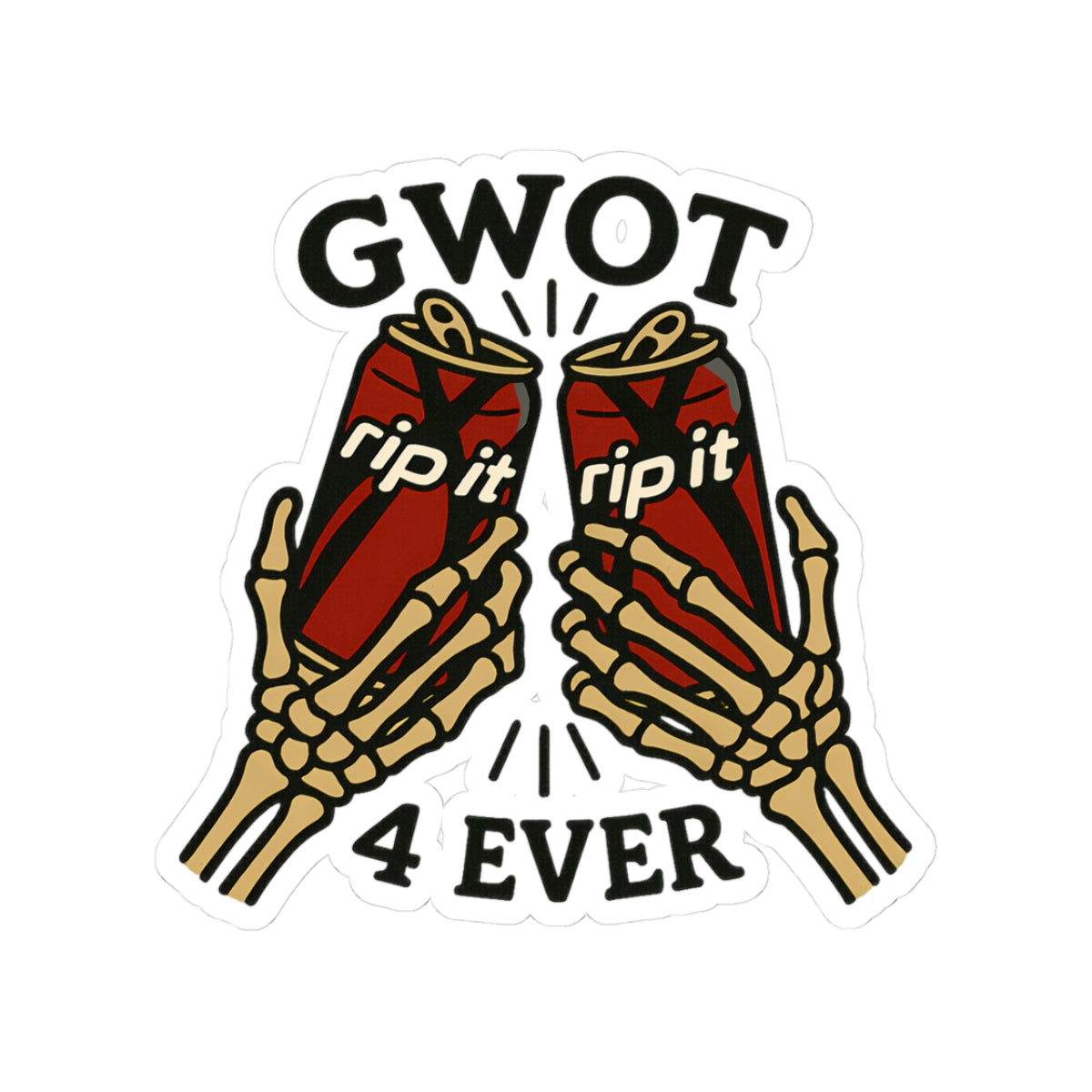 GWOT 4 EVER - 3x3 Sticker